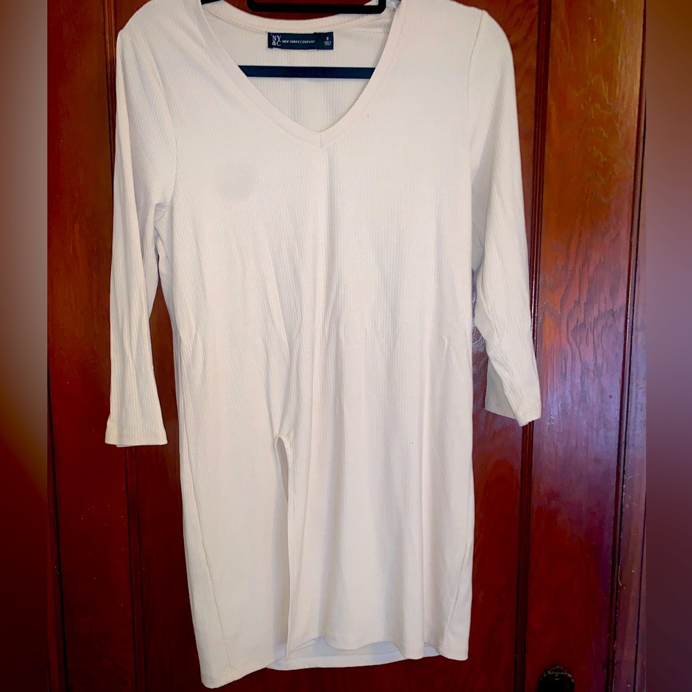 Khaki lounge wear top New York and co